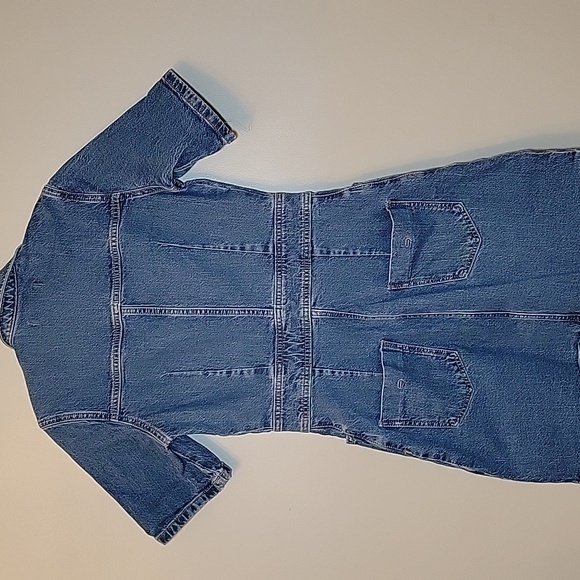 Zara Denim Dress Woman's Short sleeve Sz small NWOT - Picture 4 of 9